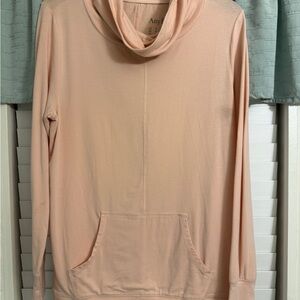 Any Body Women's Pink Cowl Neck Sweater